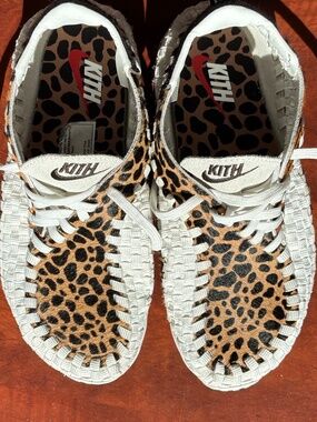Kith x Nike Air Footscape Woven GS "Animal Print" Size 4.5Y